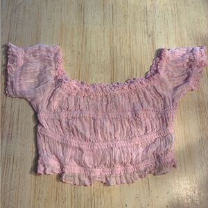 Free People smocked blouse